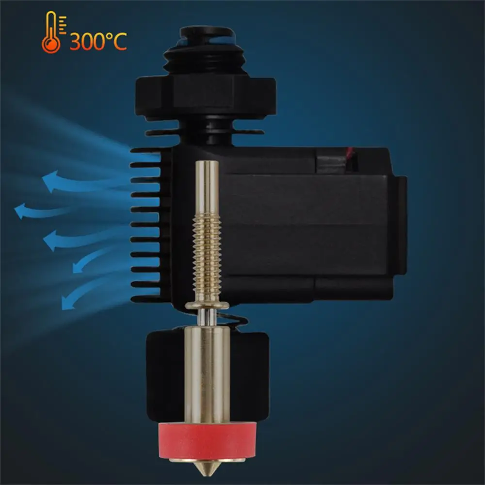 4pcs Clone E3D Nozzle All-in-one Bimetal Nozzles new 0.25/0.4/0.6/0.8mm Heatbreak Brass Titanium For 2025 E3D Hotend Extruder