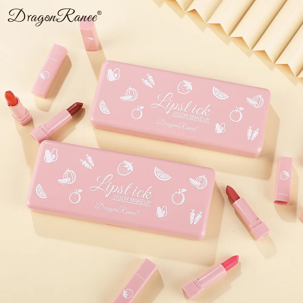 10 colors/box lipstick set lipstick makeup sexy womens velvet matte lipstick coloring durable waterproof stick free cup cosmetics set 241031