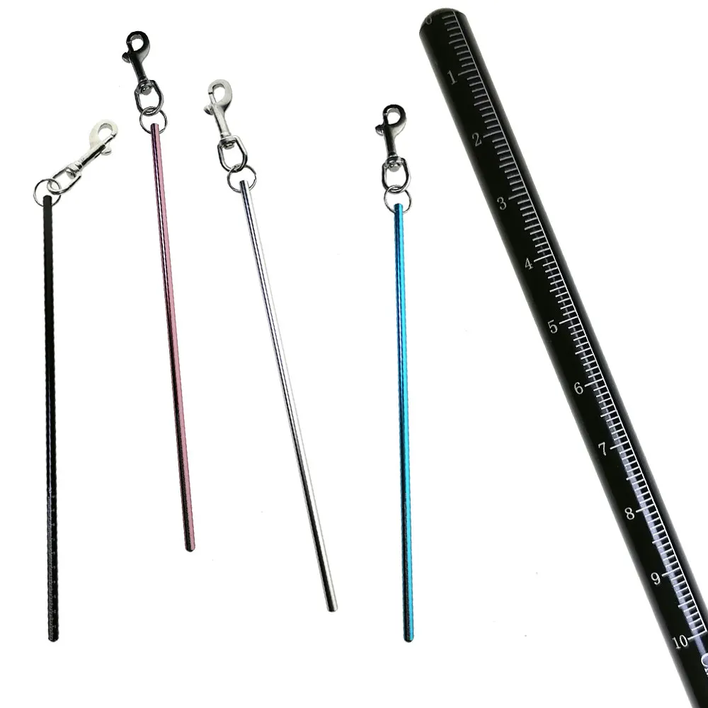 5.5" 14cm Dive Aluminum Alloy Tank Rattle Signal Device Stick With Carabiner Diving Pointer Shaker Noise Maker