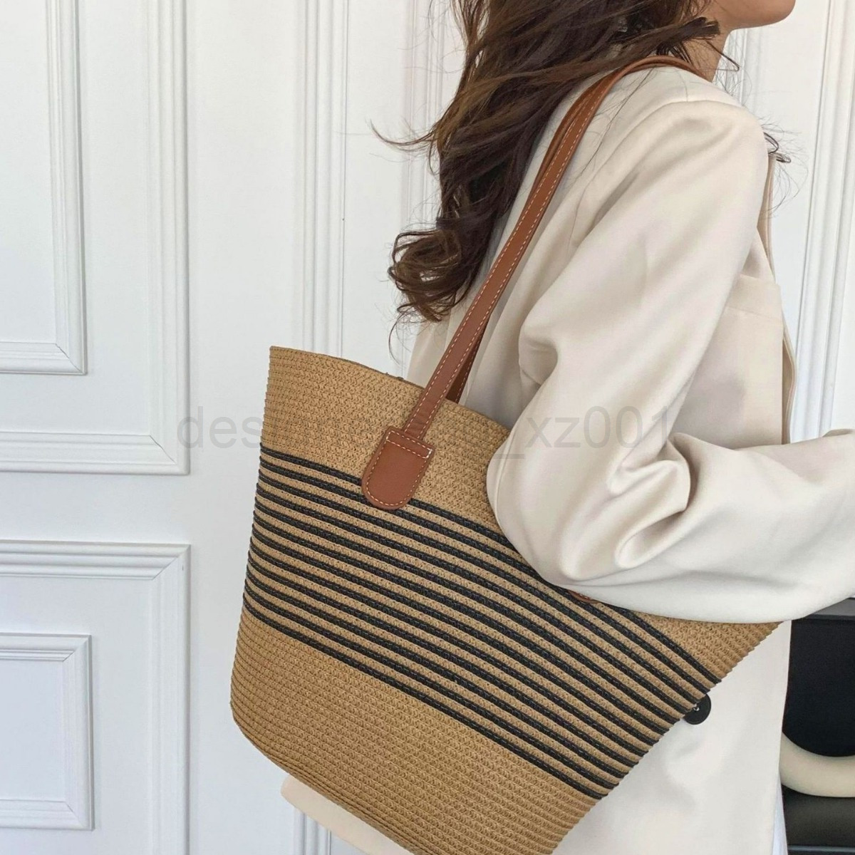 Fashion Classic Bag Designer 10a Top Woman Handbagevening Bags Womens Single Shoulder Crossbody Backpack Forest Style Woven Grass Hand Beach Tote Larg