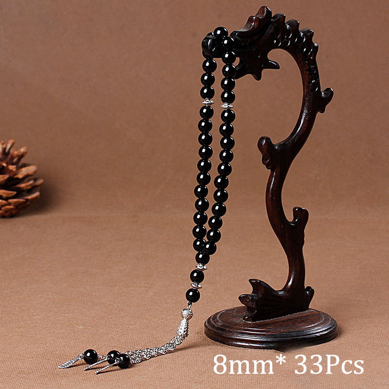 Islamic Tasbih Muslim Rosary Beads 33 Prayer Rosary For Men Bracelet For Men Accessory Natural Stone Agates Handmade Turkey