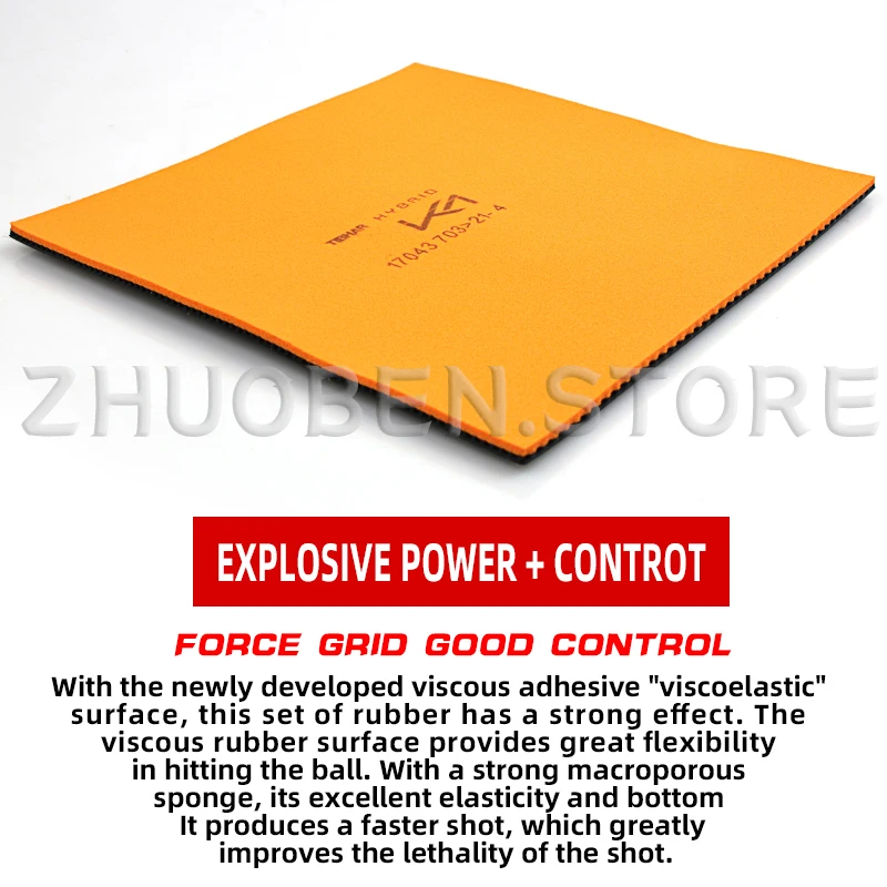 TIBHAR HYBRID K1 / K1 PLUS / K2 / K1 PRO Sticky Forehand Offensive Pimples In Table Tennis Rubber Ping Pong Sponge Original
