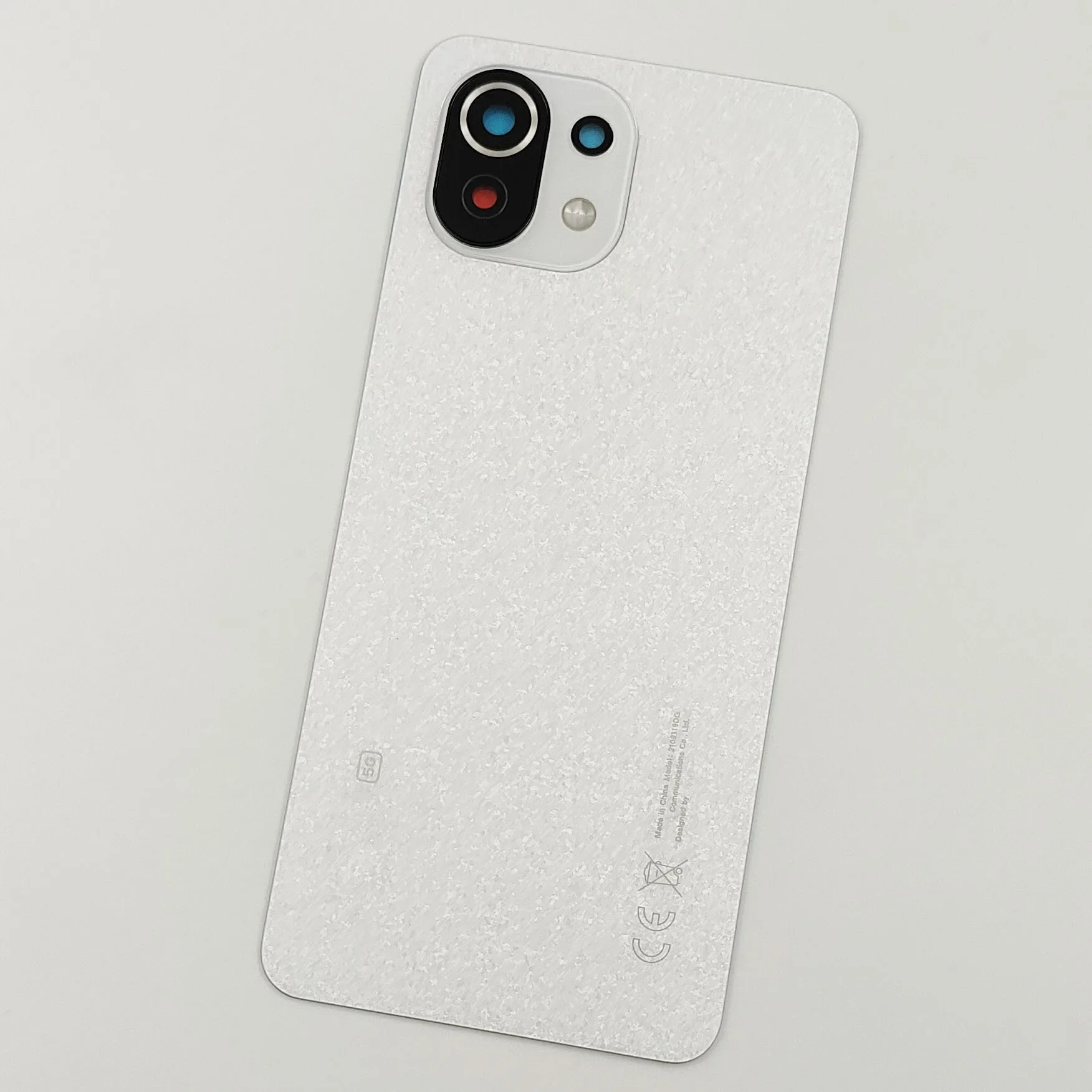 100% Original New For Xiaomi Mi 11 Lite 4G 5G NE Glass Battery Cover Back Rear Door Housing With Camera Lens Adhesive Glue CE
