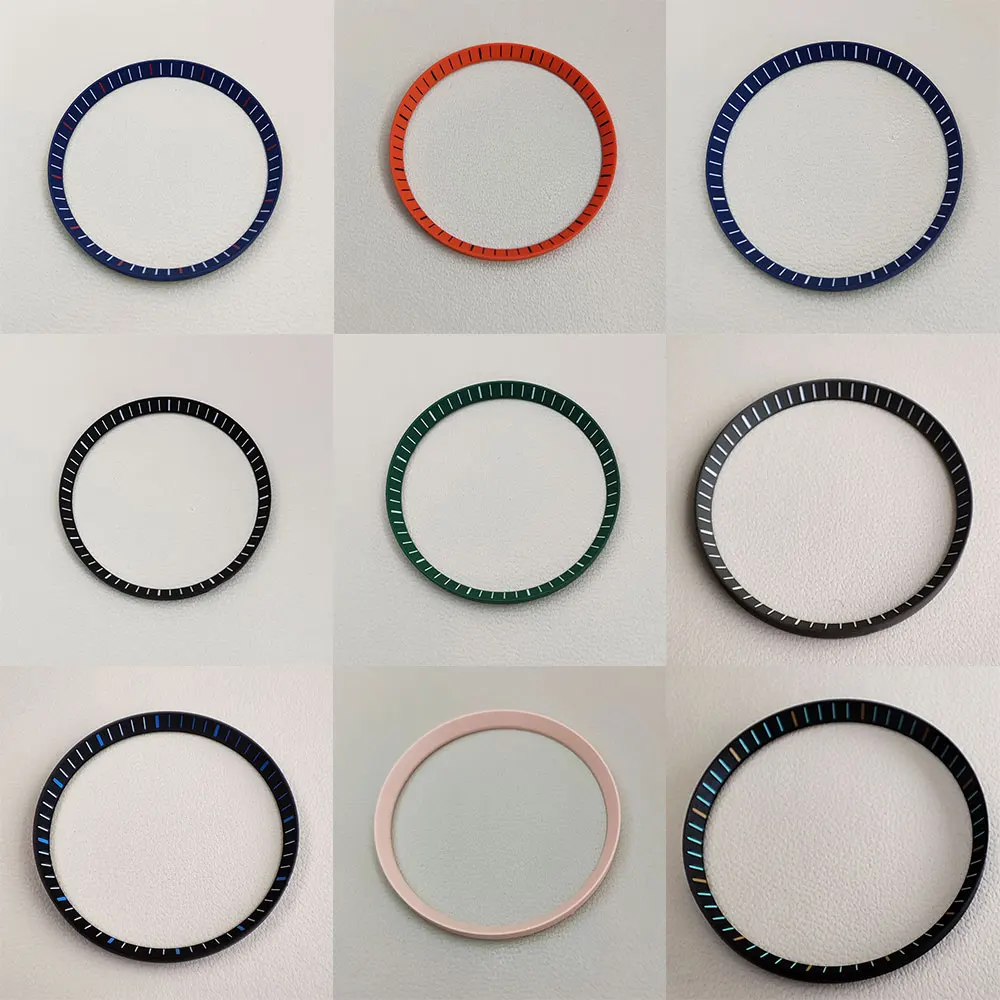 SKX SRPD Chapter Ring Dark Blue Minutes For SKX007 SKX009 NH35 7S26-0020 Case Mod Part Watch Accessorie