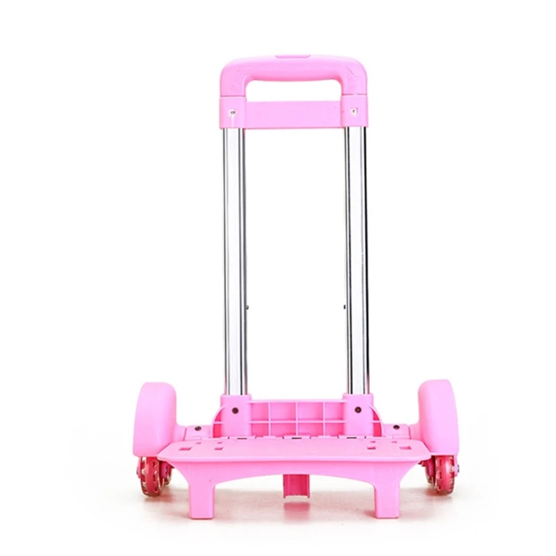 6-Wheel Backpack Trolley Foldable Hand Cart Durable Aluminium Alloy Trolley Cart 066F