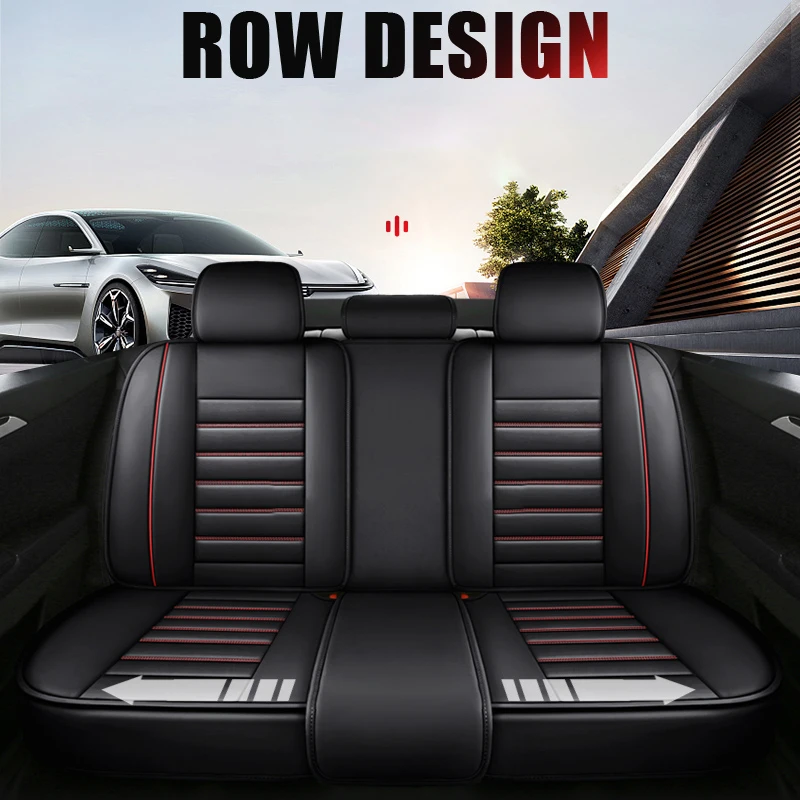 Car Seat Covers Leather Full Set For Range Rover Sport Toyota Corolla RAV4 Peugeot 207 208 Ford Focus MK4 Audi A4 B8 Accessories