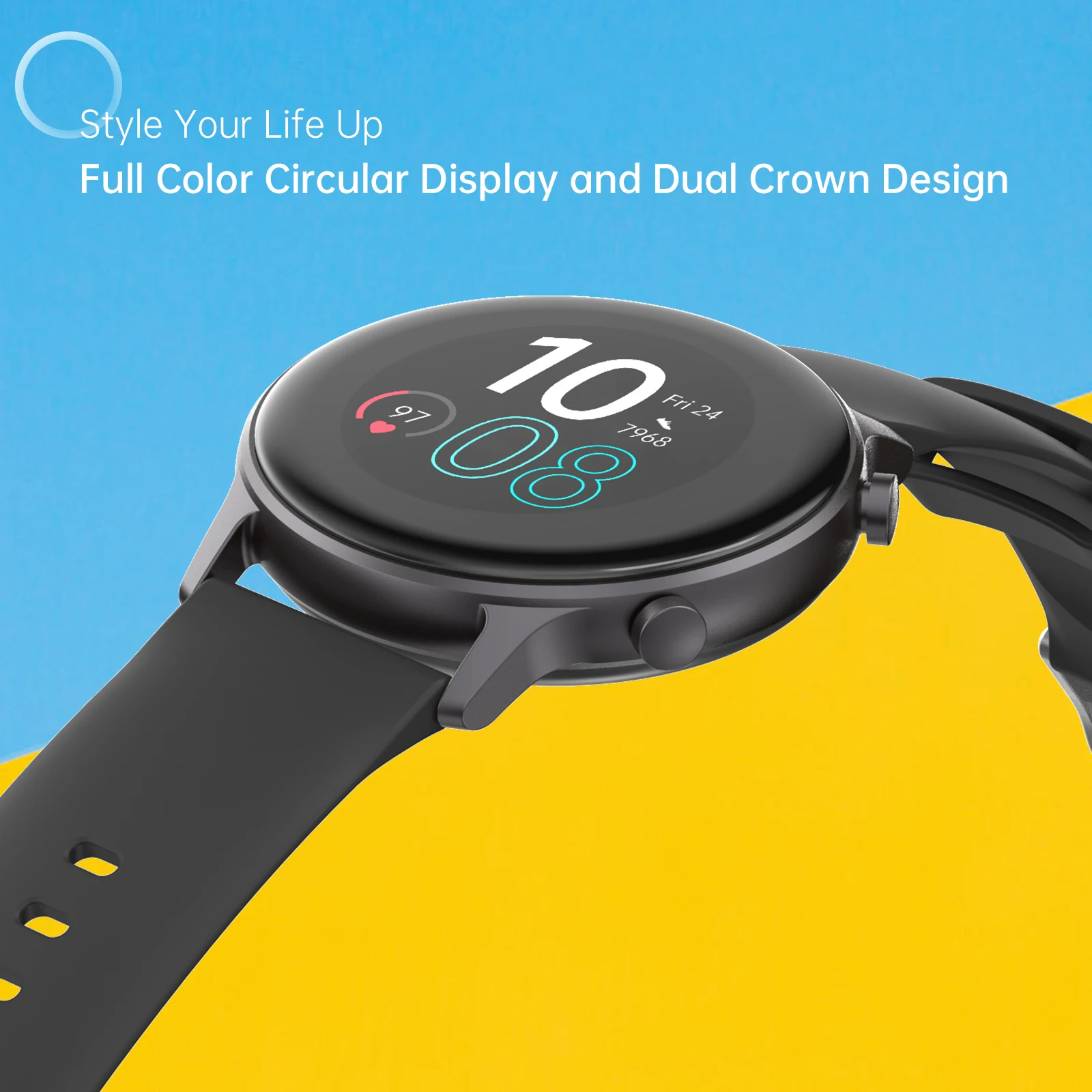 UMIDIGI Urun Smartwatch GPS 1.1" Color Heart Rate Sleep Monitoring Sport Smart Clock 5ATM Waterproof For Android IOS Watch