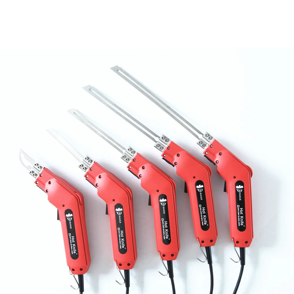 Electric Hot Knife Cutter Straight Blade Foam Slotting Bendable Blade Hot Cutting Tool Accessories Heating Knife Cutting Parts