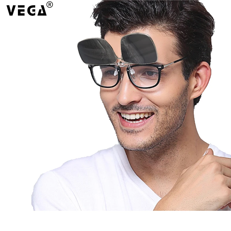VEGA Polarized Fit Over Glasses Sunglasses With Box Clip On Sunglasses Flip Up Eyewear Wrap Over Eyewear UV400 5-8