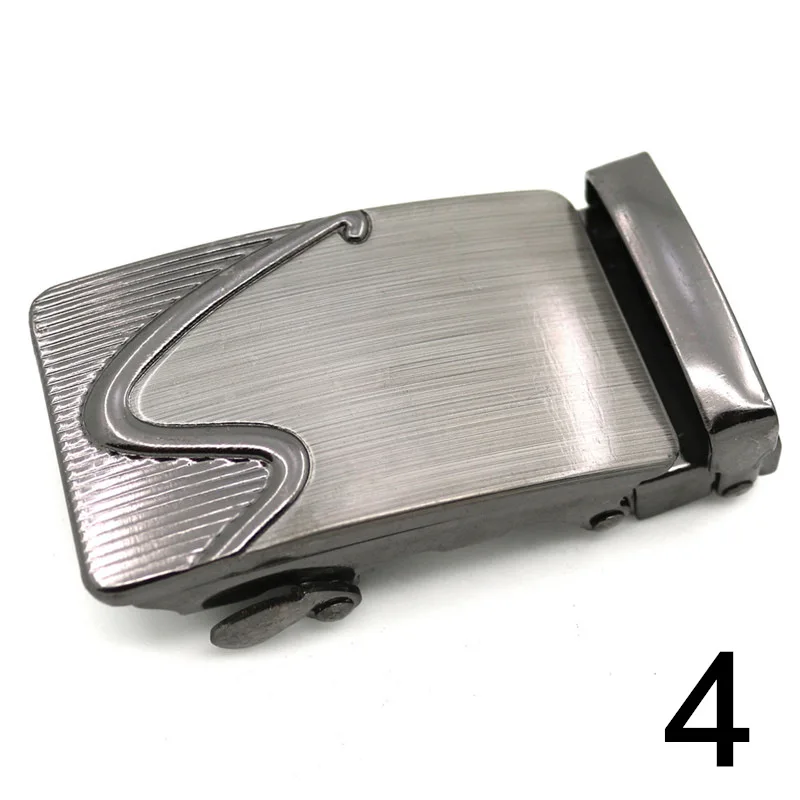 High Quality Suitable For Width 3.5cm Wide 3d Pattern Belts Buckle Metal Automatic Buckle No Belt Body Handmade DIY Accessories