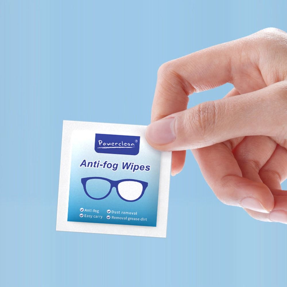 2026 New 100Pcs/Box Anit-Fog Anti Fog Cleaning Lens Wipes Glasses Cleaner Wet Wipe Phone Screen Disposable Free Shipping