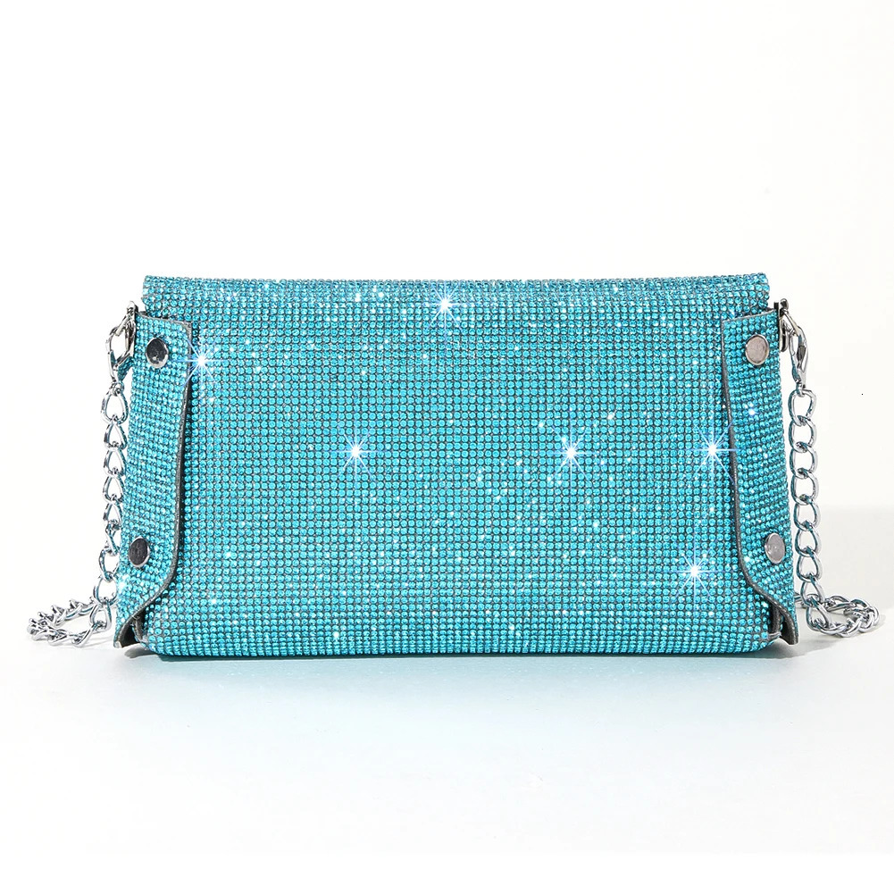 Diamond Womens Sparkling Evening Envelope Clutch Bag Womens Sparkling Handbag Party Bag Handbag Mobile Wallet Gold and Silver 241031