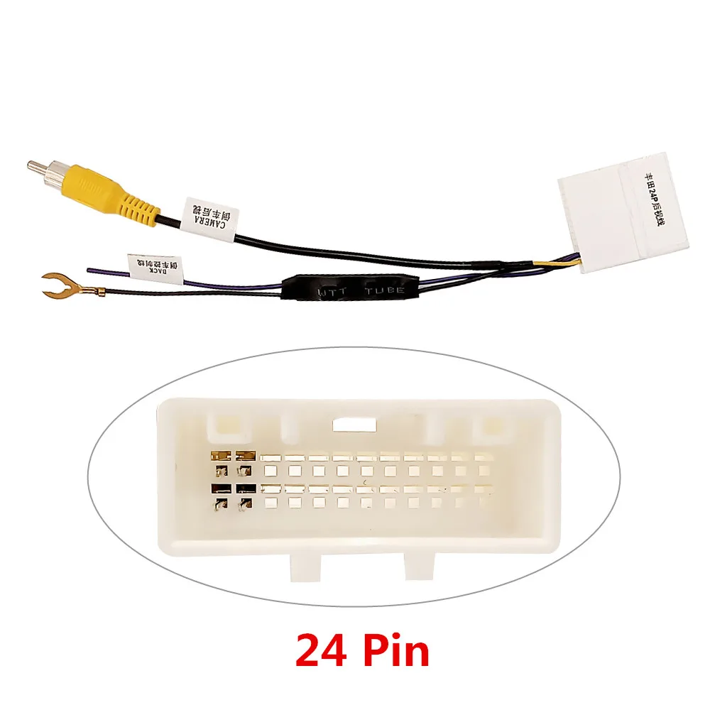 4pin 8Pin 16Pin 20Pin 24Pin For Toyota Original Factory Auto Camera Video Output Car Reverse Camera Output Video Adapter Cable