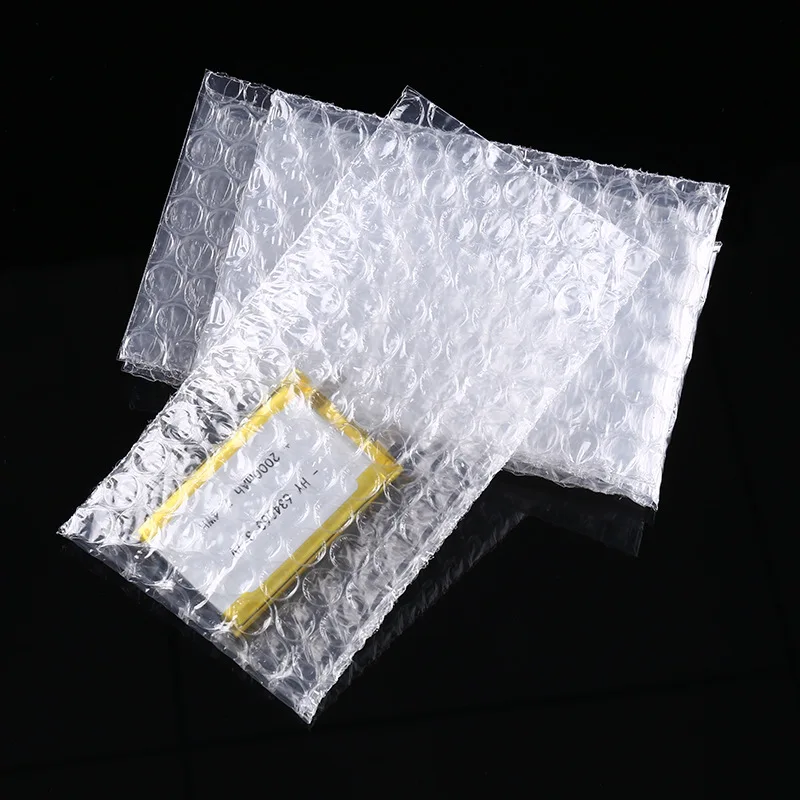 100Pcs/pack Small Transparent Bubble Packing Bags PE Plastic Wrap Envelope Small items Product Shockproof Protective Bag