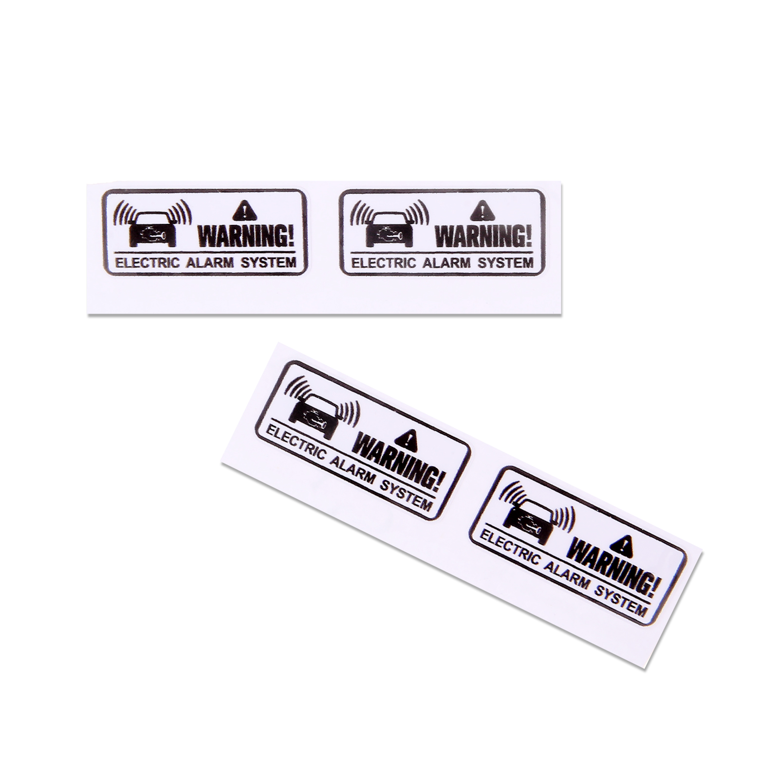 Waterproof Warning Alarm System Sticker Do Not Touch Security System 2025 Anti Theft Motor Car Window Whole new Body Decals 3.6x1.6cm - view 3