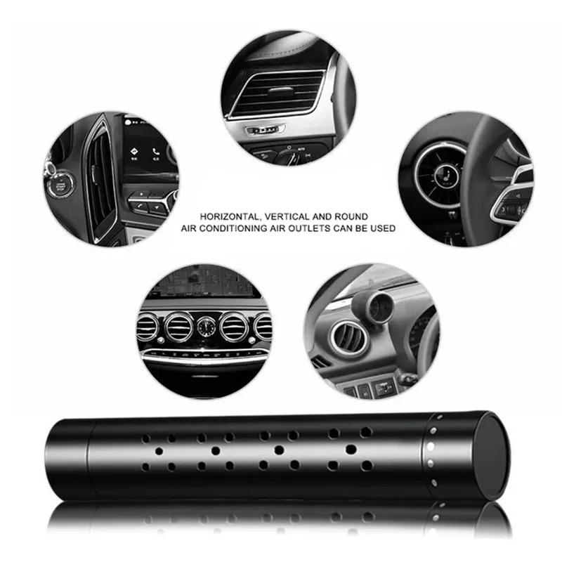 Car Air Freshener Smell in the Car Air Vent Perfume Parfum Flavoring Auto Interior Accessories Air One Clip And 5 PCS fragran