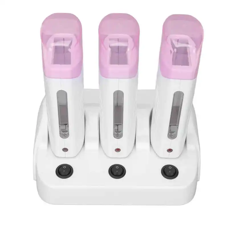 3pcs Epilator hine new Set Portable Electric Hair Removal Wax Device 2025 Epilator Heater hine Kit for Travel