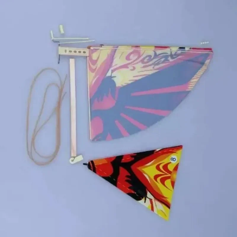5Pcs/Set Kids Fun Biomimetic Birds Kites Outdoor Sport Toy Elastic Rubber Band Powered Flying Toys Children Yard Game 48*36cm