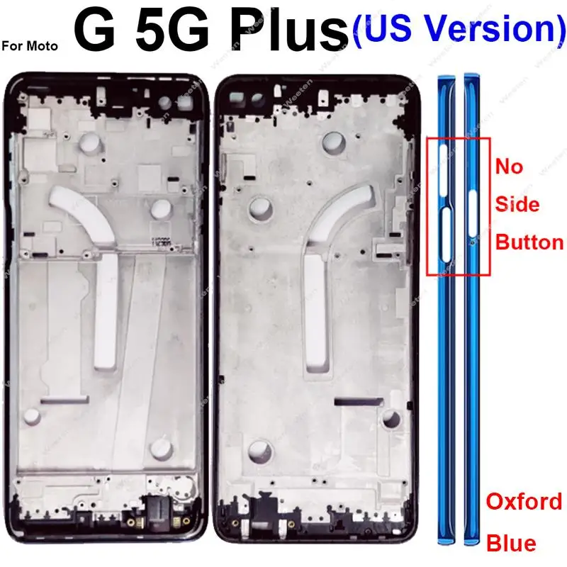 Front Cover For Motorola MOTO Plus ACE One G 5G UW Ace Middle Housing LCD Frame Bezel Plate Parts