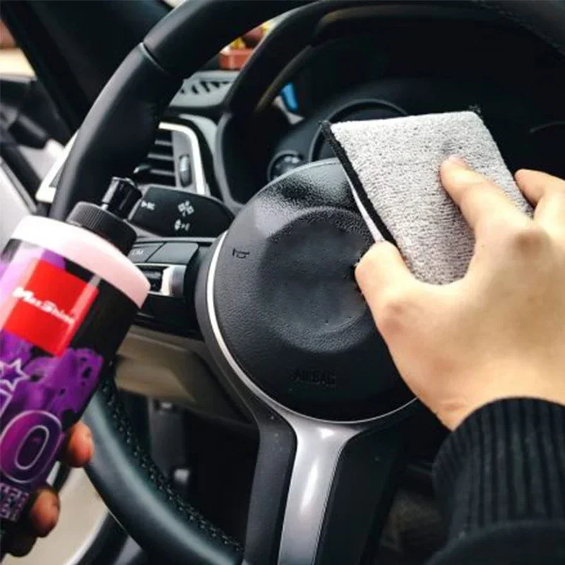 Suede Car Wash Pad, Soft, Absorbent, Detailing, Bristle Cleaning, No Scratch, Microfiber Scrubbing, 5Pcs