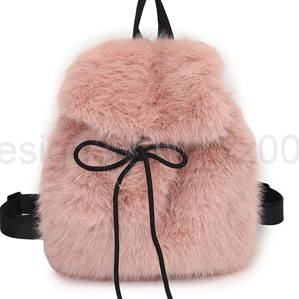 Bag Designer Fashion Classic 10a Top Woman Handbagevening Bags Autumn and Winter New Plush Backpack Fashionable Imitation Rabbit Fur Versatile Student