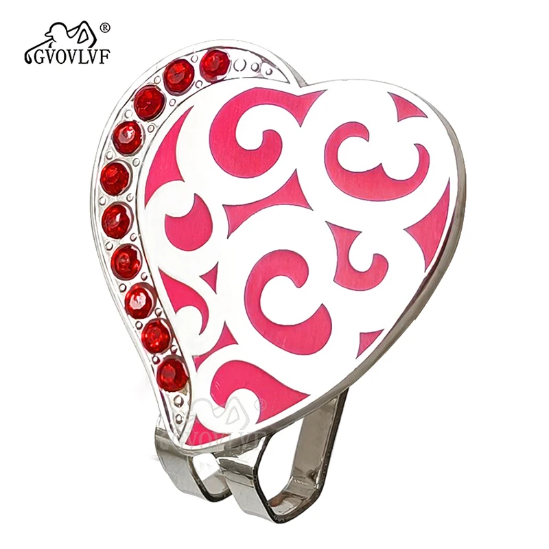 1pc Golf Bling Ball Marker With A Magnetic Cap Clip Easily to Golf Cap Premium Gifts Golf Accessories Gift for Women Golfers