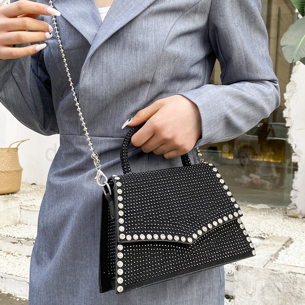 Fashion Classic Bag Designer 10a Top Woman Handbagevening Bags Korean Version Popular Bright Diamond Small Womens New Trendy Casual Mini Chain Crossbo