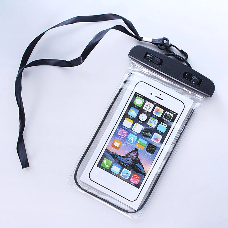 Swimming Bags Waterproof Phone Case Water Proof Bag Mobile Pouch PVC Cover For Storage 21x11cm