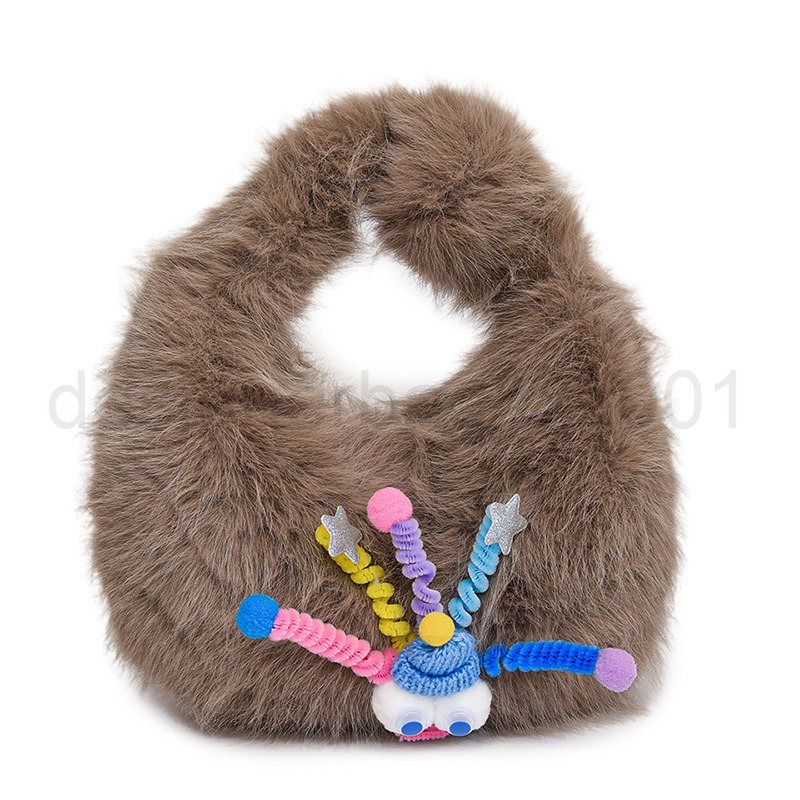 Bag Designer Fashion Classic 10a Top Woman Handbagevening Bags Autumn and Winter New Plush Cute High-end Atmospheric