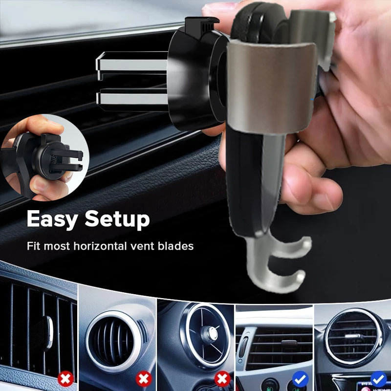Car Mobile Phone Holder for Hyundai Palisade LX2 2020~2023 Air Vent Cellphone Bracket Auto Smartphone Stand Gravity Accessories 45f8b
