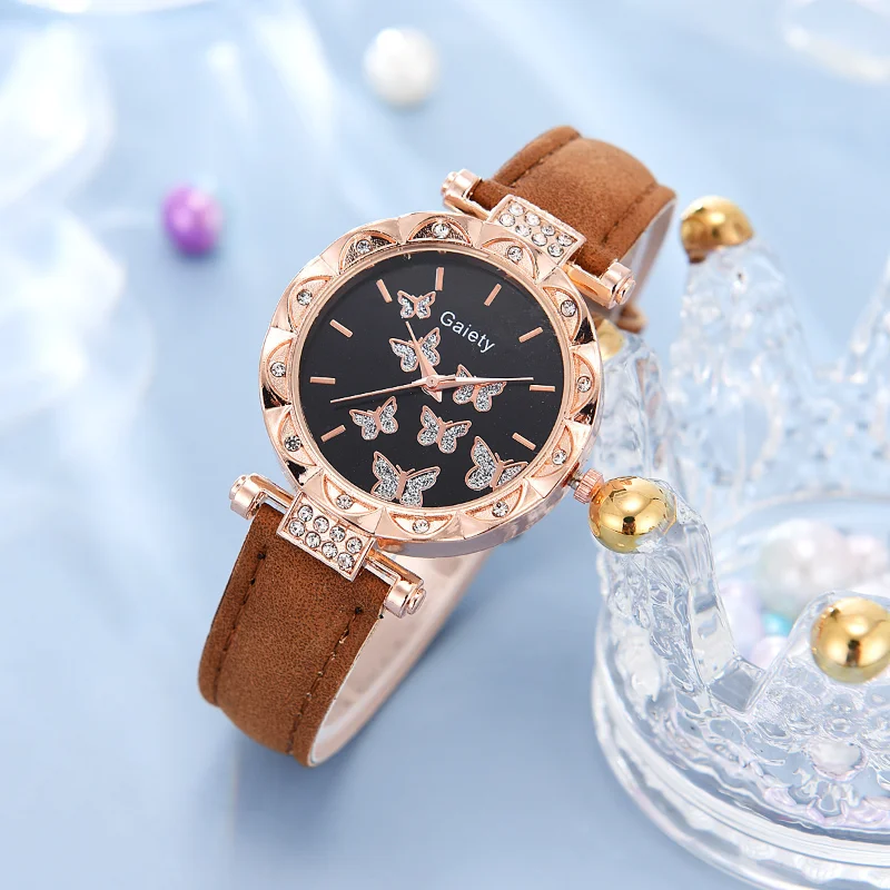 Luxury Women Watch Bracelet Watches Set Female Leather Band Ladies Quartz Wristwatch Female Clock Zegarek Damski Relogio