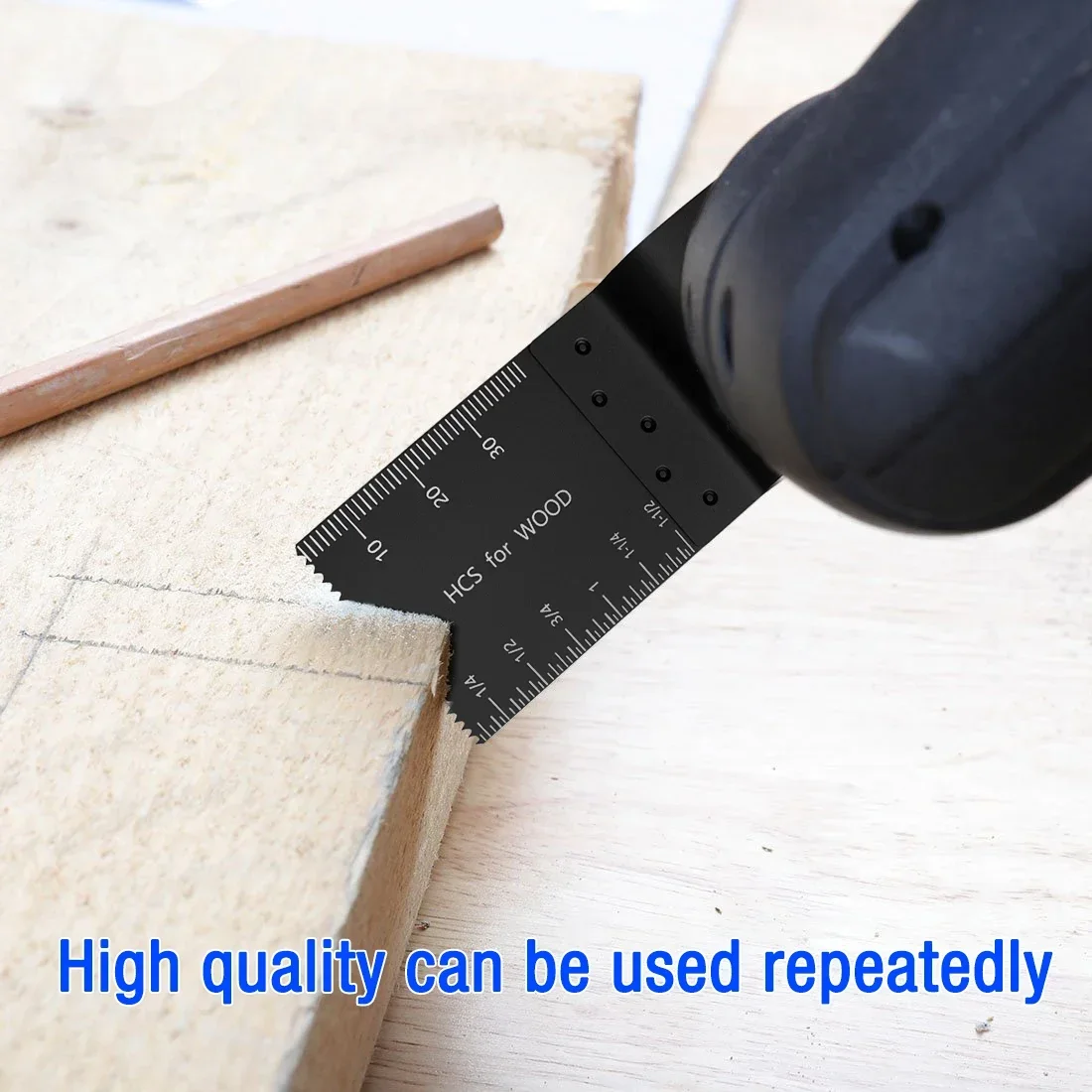 Saw Cutter Blade Accessories 60/50/20/10/5 Pack Oscillating Multi Tool Saw Blades for Renovator Power Wood Cutting Tools Bits