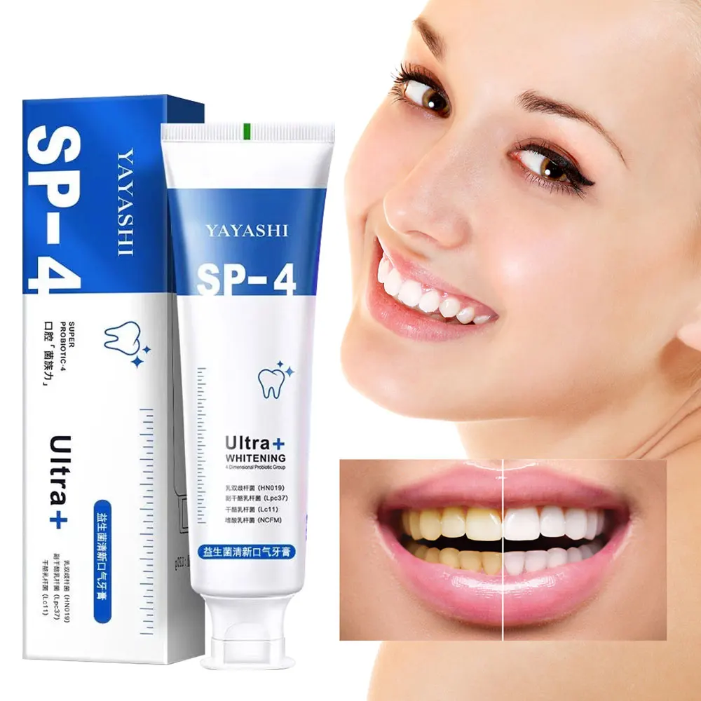 Yayashi sp-4 Toothpaste, All Smiles -Brightening & Stain Removing Toothpaste