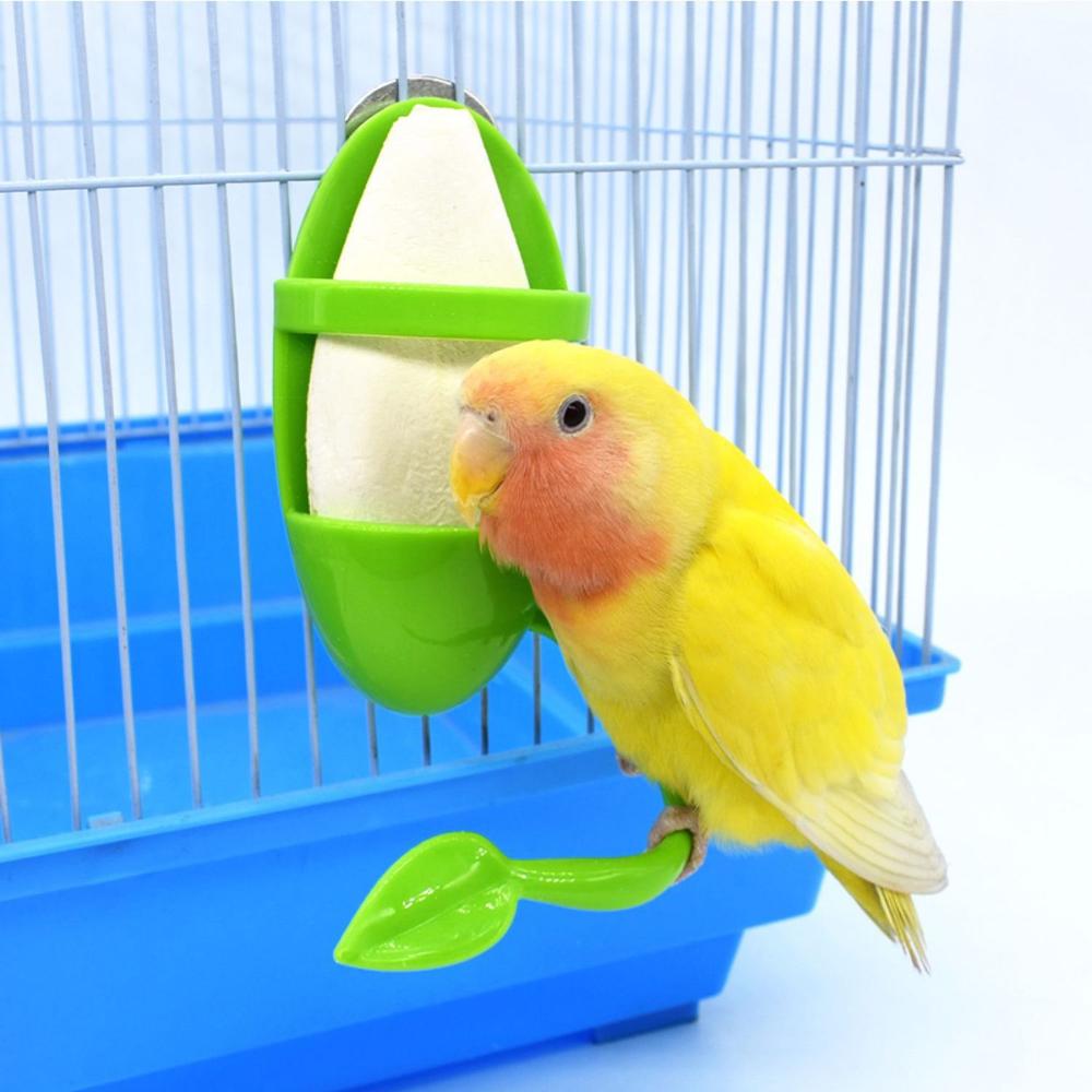 Durable Green Plastic Parakeet Budgie Cockatiel Parrot Feeder Cage Hammock Hanging Swings Bird Chew Toy