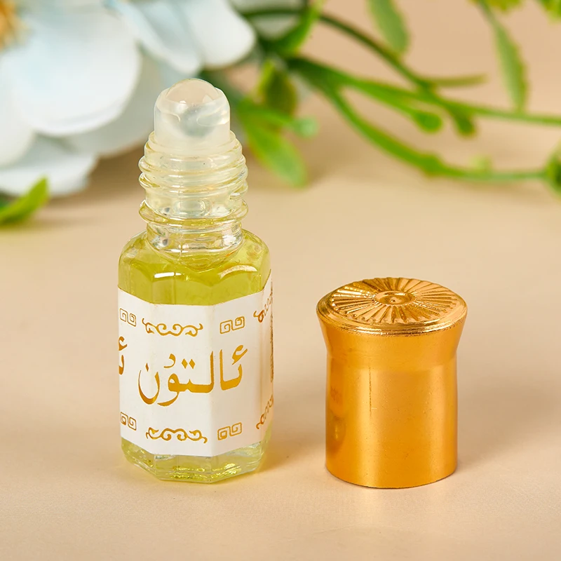 new 1PC 3ML Saudi Essential Oil Mini Perfume Alcohol-free Floral 2025 Notes Lasting Fragrance Men Women Flower Flavor Body Deodorization