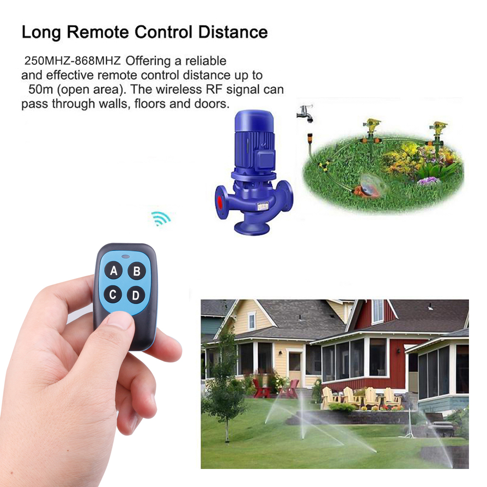 Multi Frequency 250-868Mhz Auto 2025 Copy Remote Control Duplicator For Home Electric Garage Door Gate Opener 433 315 new mhz Fixed Code