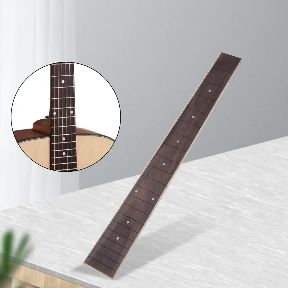 Guitar Neck Parts DIY Fretboard Guitar Neck Comfortable Smooth Delicate Rosewood Neck Guitar Fingerboard Tool