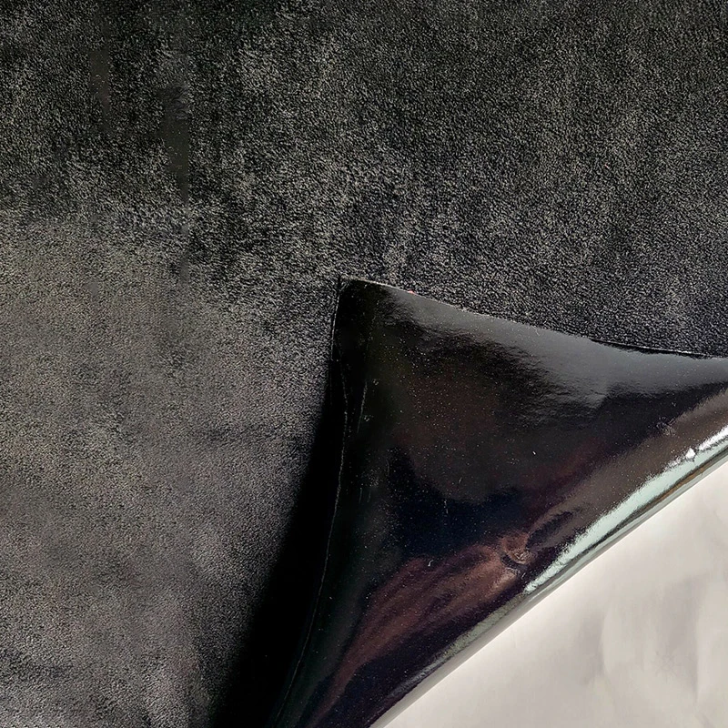 Suede Leather Self-Adhesive Repair Patch Large Size 50x140cm Black Car Decor Couches Refinisher Patch