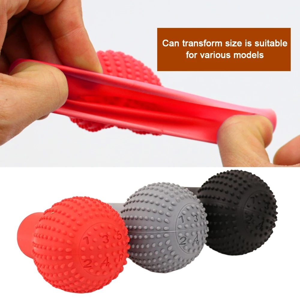 NonSlip Car Silicone Gear Shift Knob Cover Gear Shift Grip Manual Lever Knobs Case Protector Bump Stick Car Interior Accessorie