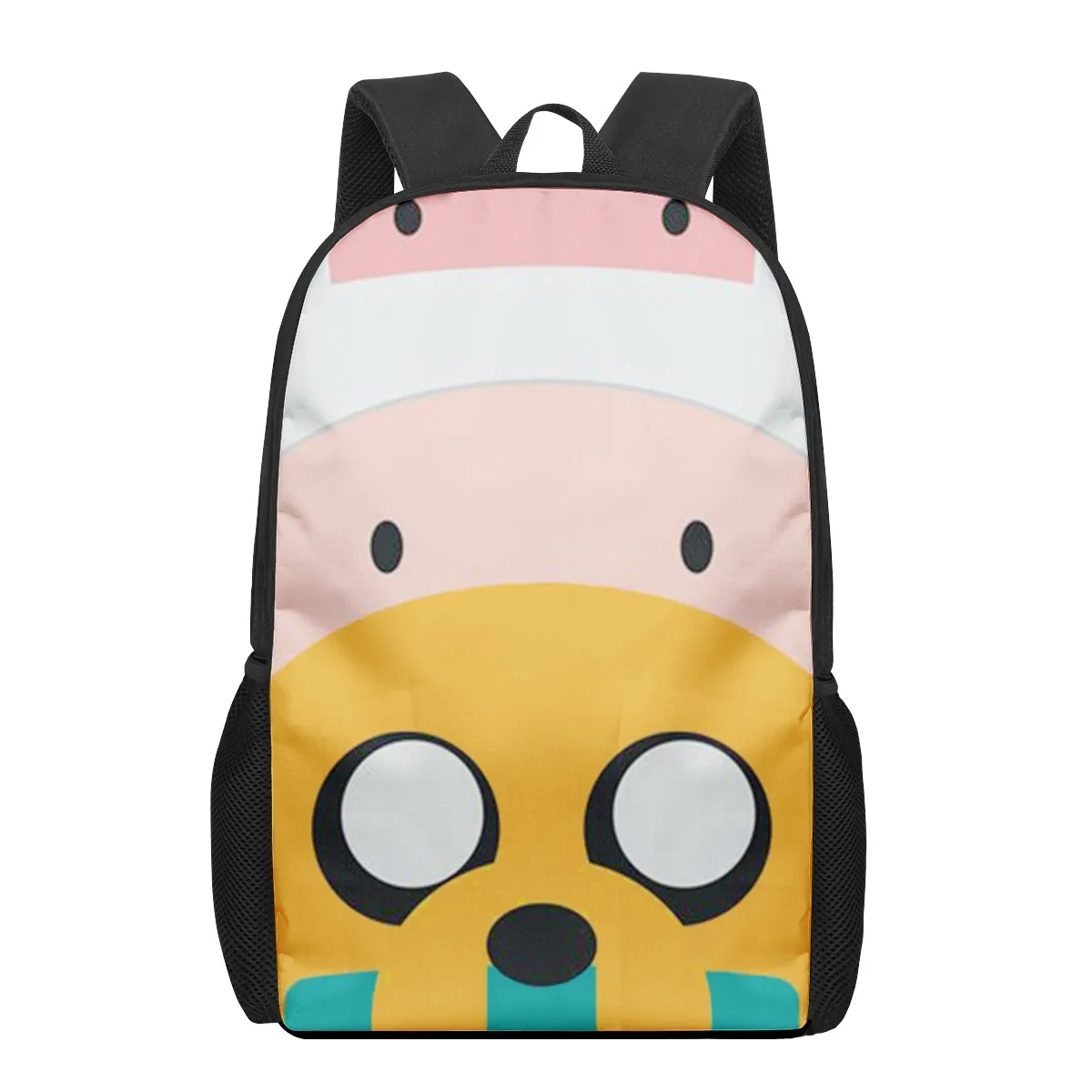 Adventure Time 3D Pattern School Bag for Children Girls Boys Casual Book Bags Kids Backpack Schoolbags Woman Man Travel Bagpack