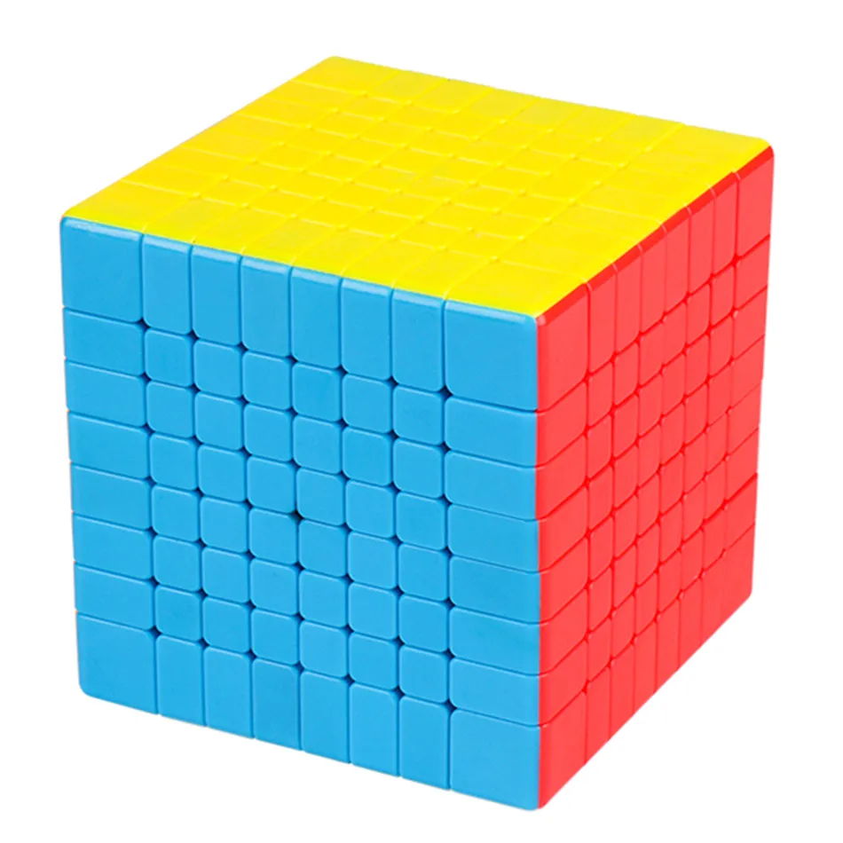 Meilong Speedcube Professional Black and Stickerle Moyu 8x8x8 7x7x7 6x6x6 Magic Cube MofangJiaoshi 4x4 5x5 Speed Puzzle Toy