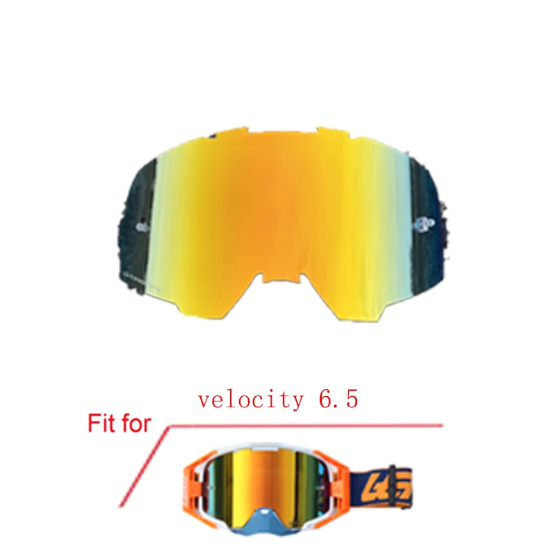 leatt Glasses Replacement Lenses Motorcycle Goggles Lenses leatt Velocity 4.5 And 6.5 Transparent Mirror Lenses Double-layer