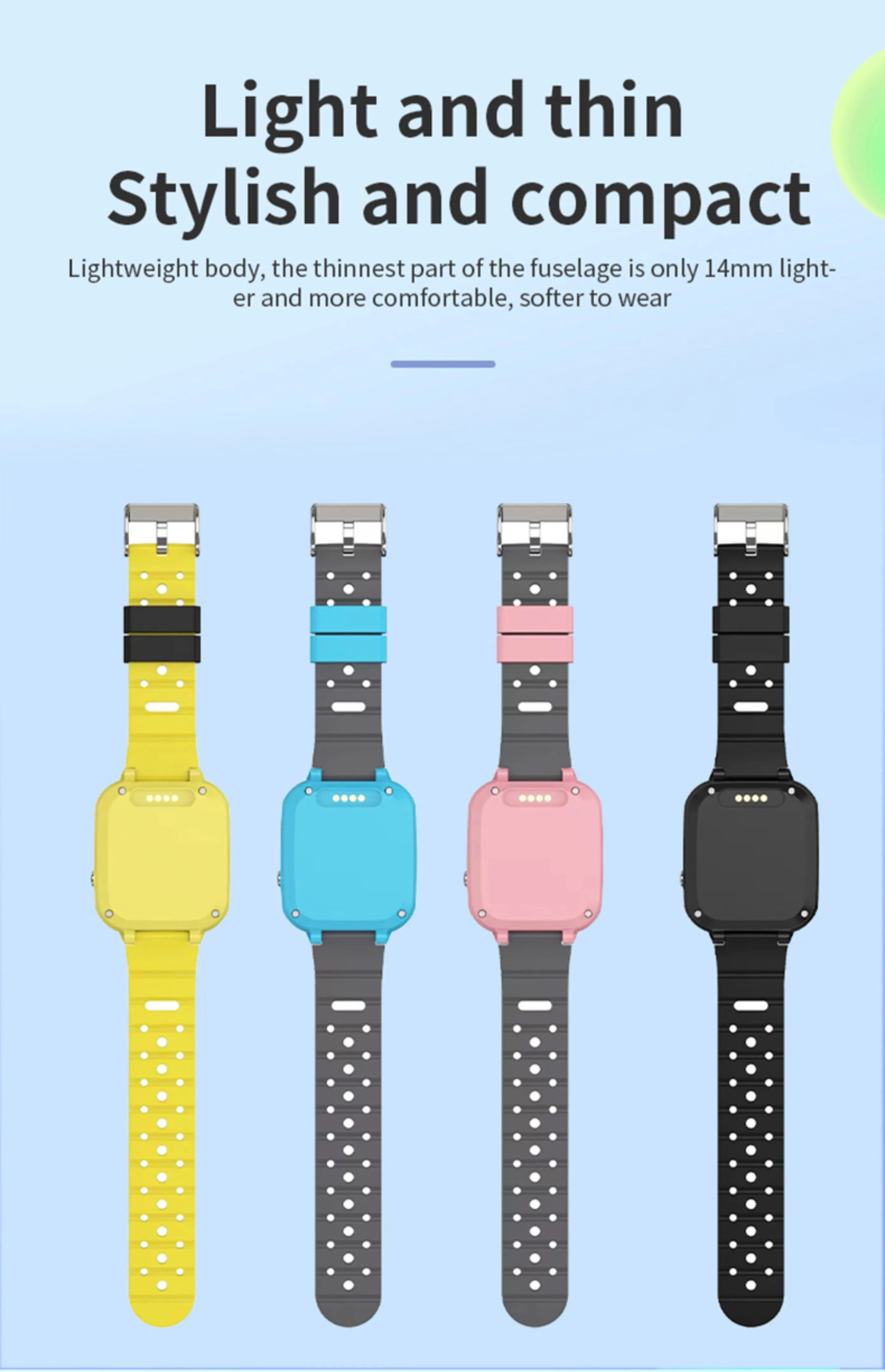 Q16S Kids Smart Watch Smartwatch Wrist Children Boys Girls GPS Tracker Waterproof Electronic Digital Connected Wristwatch Clock