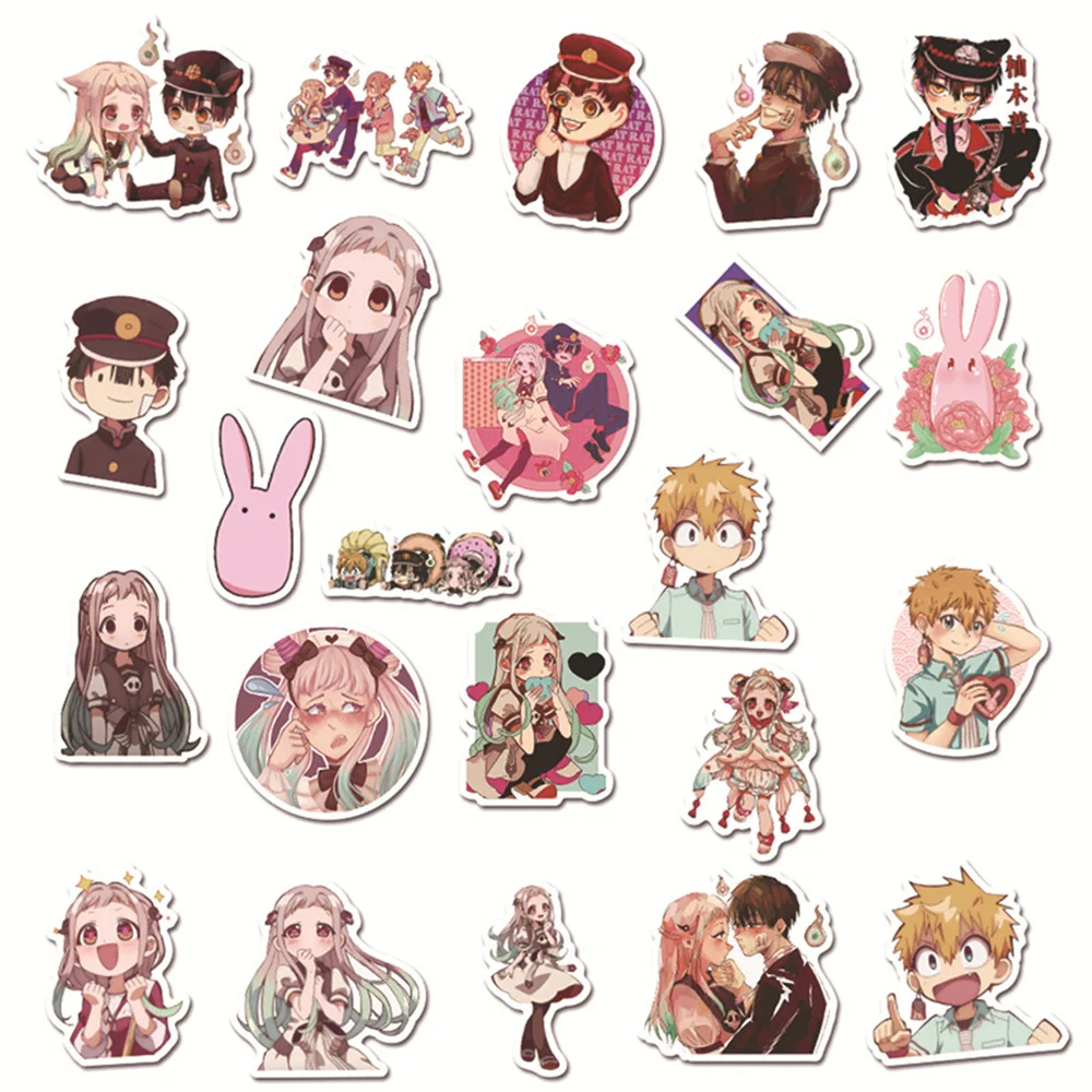 10/30/50PCS Ground-bound Juvenile Hanako-kun Japanese Anime Sticker Notebook Skateboard Waterproof Sticker Wholesale