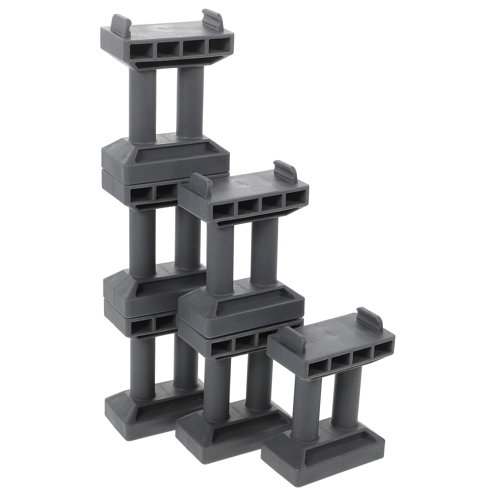 Wooden Train Track Accessories Train Bridge Pier Track Railway Accessories Multi Level Support Risers High Level Blocks Wooden