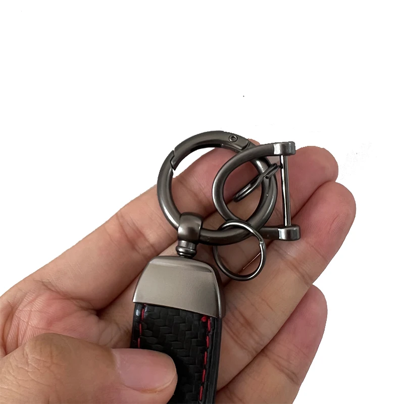 Car Trinket Keyring PU Leather Keychain DIY Bag Key Chain Holder Key for Citroen VTS Ami C3 Berlingo C4 Picasso C5 X C6 Space