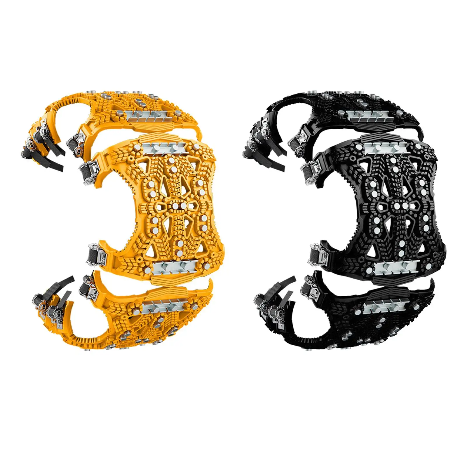 Car Wheel Tire Ice Snow Chain Portable Strong Grip Winter Security Chain for Getting Stuck in Sand, Mud, Snow, Ice