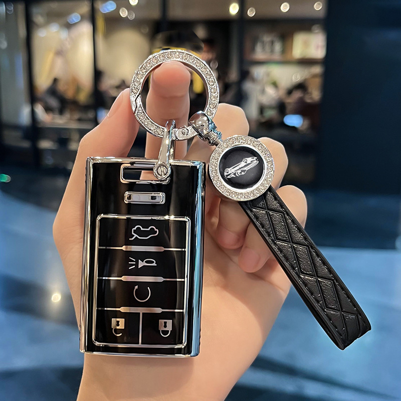 Shell Fob For Chevrolet C7 Corvette Cadillac DTS SLS SRX XLS STS Escalade CTS ATS 28T CTSV XTS TPU Car Remote Key Case Cover