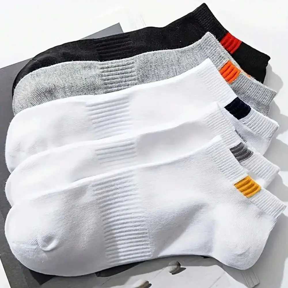 5 Pairs Low Tube Men Sport Set Breathable Fashion And Well-matched Casual For Men Spring And Summer Wear LX241102