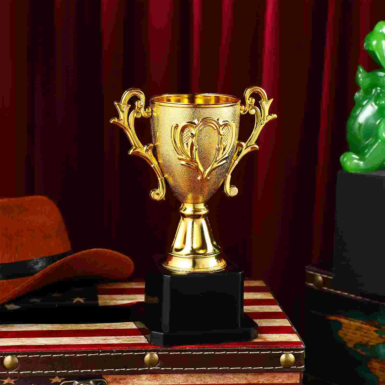 Trophies Award Trophy Gold Plastic Winner Cups Mini Golden Cup Kids Awards Gift Children Reward Toy Basketball